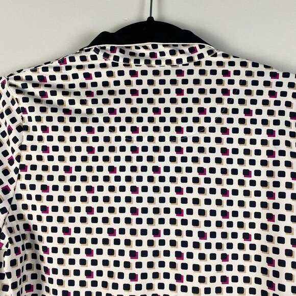 Tail Polo Shirt Womens Small Golf Tennis Snap Closure Short Sleeve Stretch Top - Picture 7 of 9